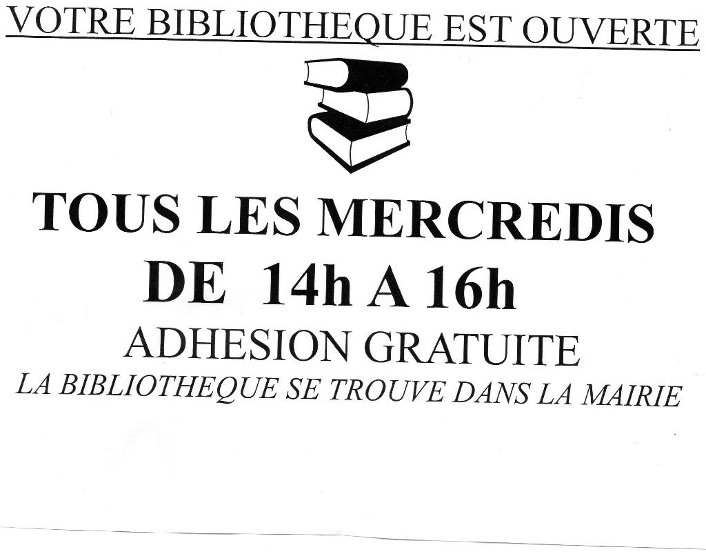 Horaires de la bibliothèque